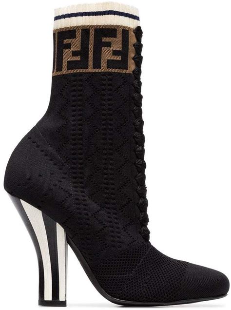 fendi boots logo sock|fendi boots 2021.